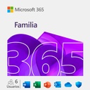 Microsoft Office 365 Family - Licencia de suscripción (1 año) - hasta 6 personas - ESD - 32/64-bit - Win, Mac, Android, iOS - All Languages