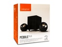 Parlante Creative PEBBLE PLUS 2.1 USB, Negro.