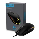 Mouse Gamer Logitech G203, 8000dpi, Negro.