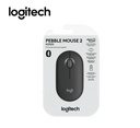 Mouse Inalambrico Logitech Pebble 2 M350S, Bluetooth, Color Grafito.