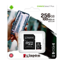 Memoria MicroSD Kingston Canvas 256GB.