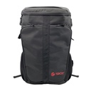 Mochila Teros TE-18590, Poliester, Laptop hasta 17", Negro Correa trasera.