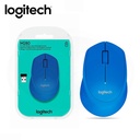 Mouse inalambrico Logitech M280, 1000dpi, Azul.