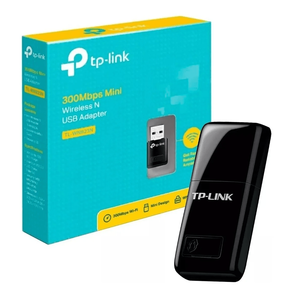 Archivar-Adaptador Nano Wifi TP-LINK TL-WN823N, 300Mb, 2.4GHz