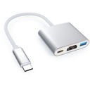 Adaptador Tipo-C a USB 3.0, HDMI, Tipo-c 3.0, KNT-1148.