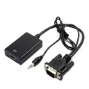 Adaptador VGA A HDMI con audio KNT-1066