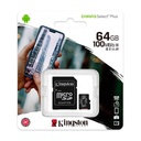 Memoria MicroSD Kingston Canvas 64GB.