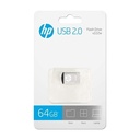 Memoria Flash Usb HP v222w 64GB, 2.0 Metal.