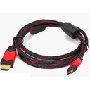 Cable HDMI a HDMI 1.5M Malla KNT-1171.