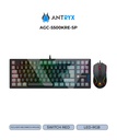 KIT Mecanico Gamer Teclado y Mouse Antryx GC-5500 USB BLACK, Red Switrch,  RGB