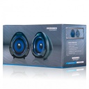 Parlante Micronics Rhapsody MIC S315b 2.0 Usb 2.5" Rms:12w, Azul/Rojo.