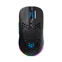 Mouse Inalambrico Gamer Micronics Warrior MIC GM828RX+ Negro WiFi RGB 4800dpi