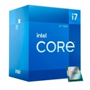 Procesador Intel Core i7-12700 2.10/4.90GHz, 25MB SmartCaché, LGA1700, 180W, Intel 7(10nm)