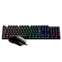 Kit Gaming Antryx GC-3100, Teclado Mecanico + Mouse Black, Blue Swith RGB