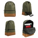 Mochila TEROS TE-ACS9021MG, poliéster, soporta NBs de hasta 15.6", verde militar + marrón