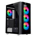 Case Antryx RX-260 USB 3.0 RGB Fan x4 Vidrio Templado AC-RX260WFR Negro