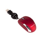 Mouse Halion Hermes HA-M1858 Retractil, Rojo.