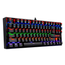 Teclado Redragon Kumara Rainbow, K552-KR-SP Black Switch Red