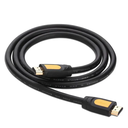 Cable HDMI UGREEN HD101 10128 1.4 macho a macho 4K, 1.5mts, amarillo y negro