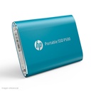 Unidad de Estado Solido Externo (SSD) Portatil HP P500, 1TB, USB-C 3.2 Gen 1, Color Azul