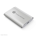 Disco duro externo estado solido HP P500, 500GB, Plata, USB 3.1 Tipo-C. 