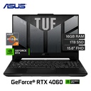 Laptop Asus TUF Gaming A15, FA507NV-LP153 15.6" FHD IPS, Ryzen 7 7735HS 4.7GHz, Ram 16 GB DDR5 4800, 1TB SSD, NVIDIA GeForce RTX 4060 8GB GDDR6, FreeDos.