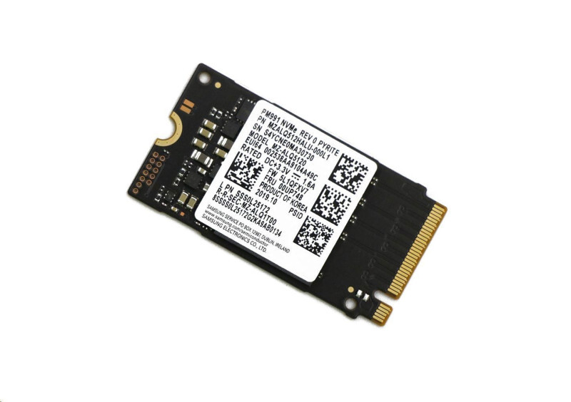 Disco Solido Samsung SSD 512GB PM991 2242 in NVMe PCIe Gen3 x4  MZALQ512HALU MZ-ALQ5120