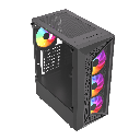 Case Gamer Halion GEMINIS CR30 c/fuente 500W, 2xUSB 2.0, 1xUSB 3.0, Audio HD, Negro. 