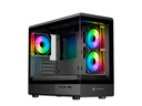 Case Antryx FX 630M infinity ARGB FAN X3 Vidrio Templado Black