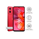 Smartphone Motorola moto g05, Pantalla: 6.7"/LCD/HD+/90Hz, SO: Android 15, Color Rojo Memoria: 4GB (RAM) LPDDR4X, Almacenamiento: 64GB (ROM).