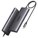 Adaptador HUB USB-C 10 en 1 UGREEN CM639 15534, HDMI dual 4K a 60 Hz, 100 W de potencia