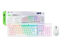 Kit Gaming, Teclado Mecanico + Mouse Antryx GC-3100 White, Red Swtich. 