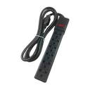 Supresor de pico regleta DIMAX R309 6 tomas universales, 10A 220V, 2m