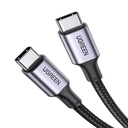 Cable USB-C 3.2 1mt UGREEN US355 80150, nylon y aluminio