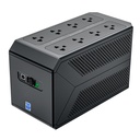 UPS Interactivo Elise Serie Power Box, 1050VA / 600W, Puerto inteligente USB-HID.