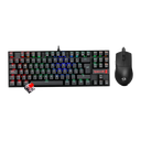 Combo Redragon S145-SP: Teclado KUMARA RGB Red Switch + Mouse M724 BLACK.