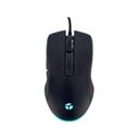 Mouse gamer TEROS TE-1233G, DPI hasta 7200, RGB,7 botones, USB, negro