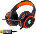 Audifono Gamer MeeTion MT-HP030 Hifi Backlit, Negro.