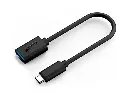 Adaptador Genius de USB-C a USB-A 21cm Black