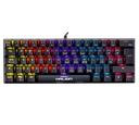 Teclado Mecanico HALION COMANCHE 62 KM201 Rainbow SWITCH ROJO