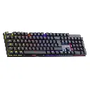 Teclado Mecanico HALION COMANCHE 105 KM203 Rainbow SWITCH ROJO
