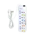 Supresor de Pico de 4 Tomas 220v - OPALUX 2500W 10A