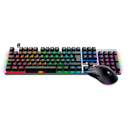 Kit Inalambrico Gaming Teclado Mecanico + Mouse Antryx GC-4500 TRIX, Blue Switch.