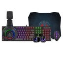Combo Mecanico Enkore  ENT G1000-5 Bravio 5 Teclado+Mouse+Auricular+Pad Mouse+Parlante.