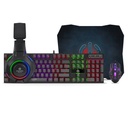 Combo Mecanico Enkore  ENT G1000-4 Bravio 4 Teclado+Mouse+Auricular+Pad Mouse.