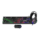 Combo Gamer Halion Teclado, Mouse, Audifono y pad HA-430C