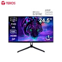 Monitor plano gaming TEROS TE-2475G, 24.5" FHD VA, 180Hz, 1ms, HDMI, DP, Audio out
