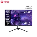 Monitor plano TEROS TE-2417S, 23.8" FHD IPS, 144Hz, 1ms, HDMI, DP, Audio out, Parlantes