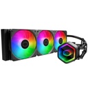 Refrigeracion Liquida Cooler Master, 360mm, 3 Ventiladores, 1750RPM, RGB, Negro