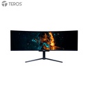 Monitor curvo gaming TEROS TE-4921G, 49" UWQHD QD-OLED, 144Hz, 0.03ms, HDMI, DP, Audio out